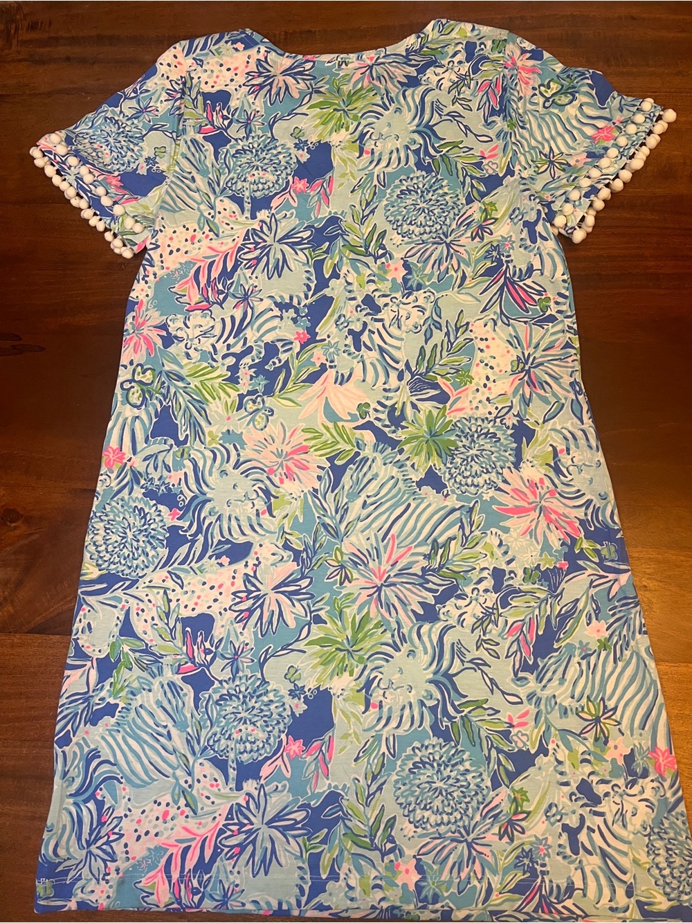 NWOT Lilly  Pulitzer Women’s Dress 100% Cotton Short Sleeves Size L - Picture 6 of 9